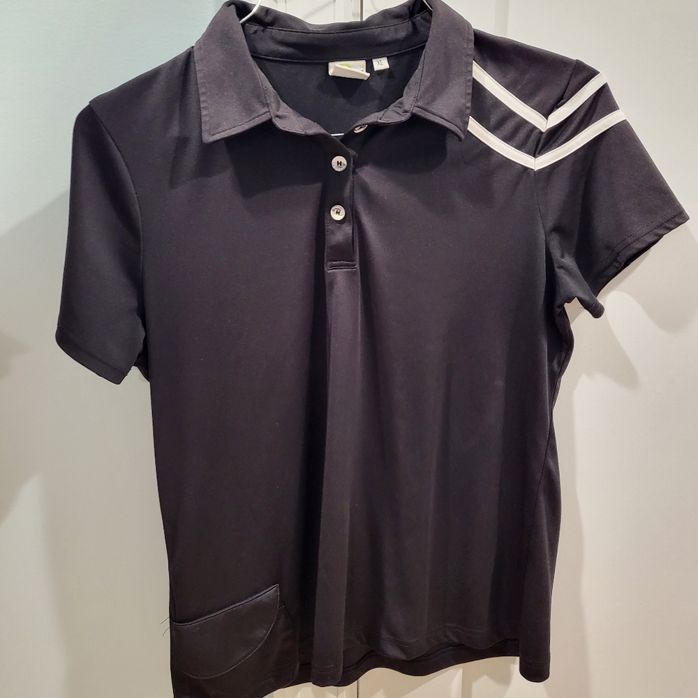 Black Golf Polo